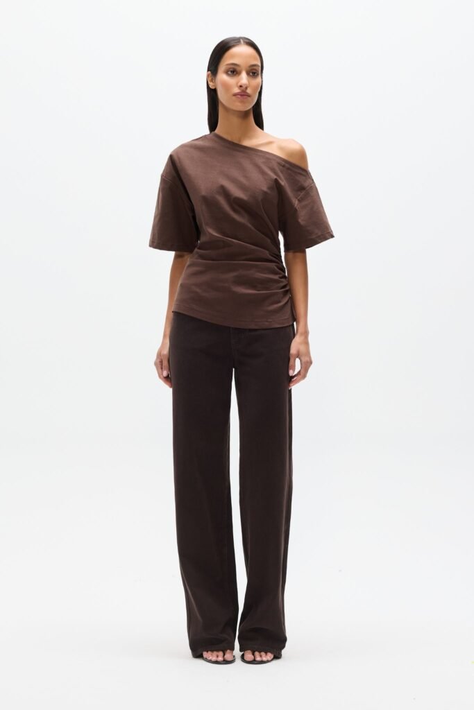 SUKI TOP - CHOCOLATE