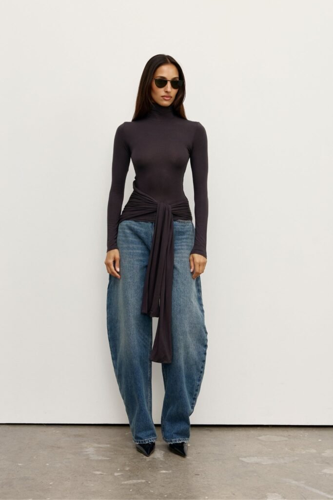 ISLEY TOP - CHARCOAL
