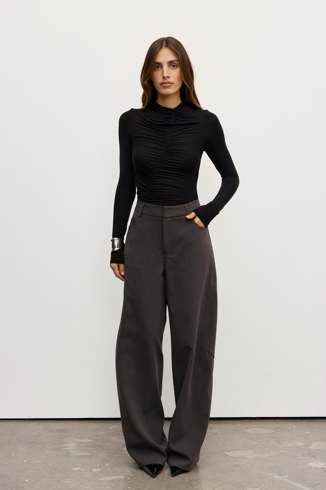 KELSIE BODYSUIT - SHADOW