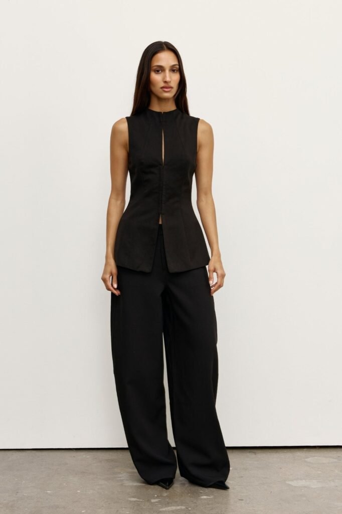 ROWE TOP - BLACK