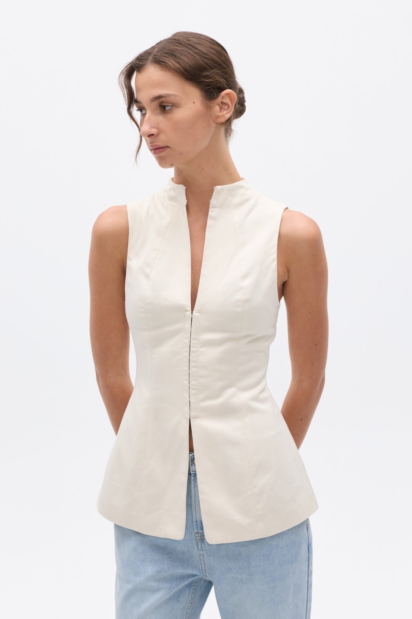 ROWE TOP - IVORY