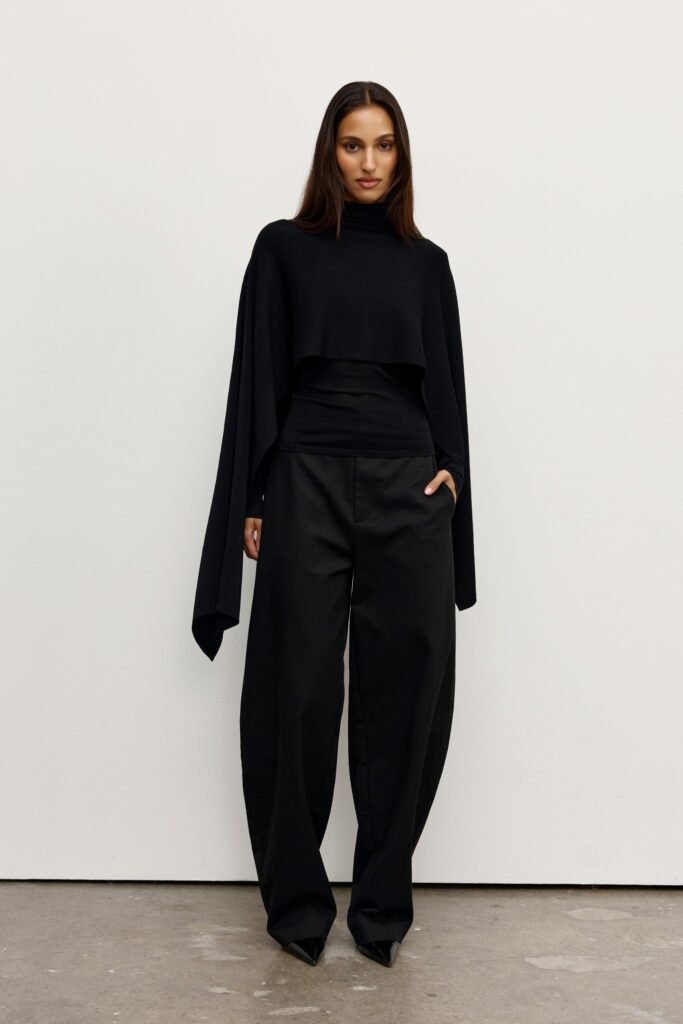 SORELLA PONCHO - BLACK