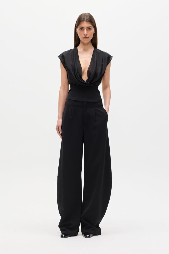 TESSIE TOP - BLACK