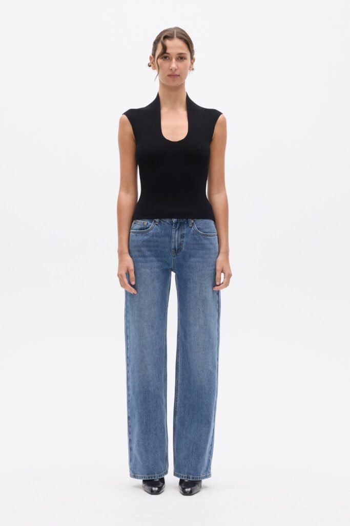 ZELIA TOP - BLACK